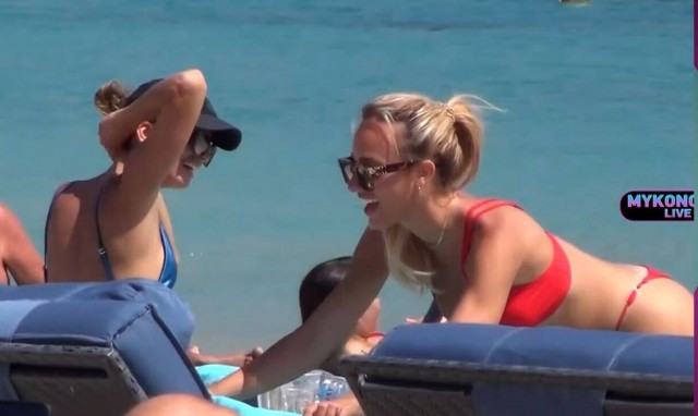 Κατερίνα Λιόλιου και Έλενα Κώνστα αναστάτωσαν τη Μύκονο (video)