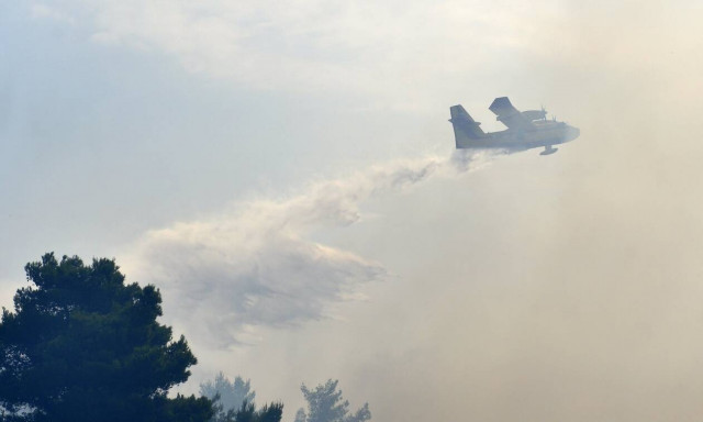 Φωτιά ΤΩΡΑ Γούβες Ιστιαία
