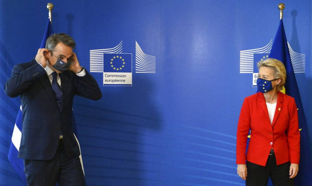 Συνάντηση Μητσοτάκη - Φον ντερ Λάιεν: Έγκριση του «Ελλάδα 2.0» και θετικά μηνύματα στην οικονομία