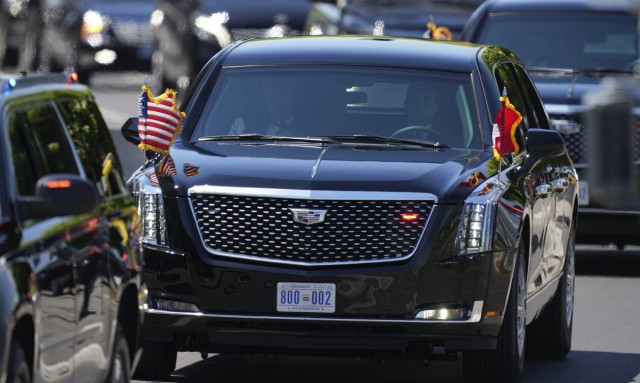 Συνάντηση Μπάιντεν- Πούτιν: The Beast- Η λιμουζίνα του Αμερικανού προέδρου στους δρόμους της Γενεύης