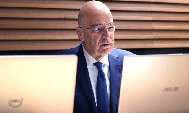 FM Dendias meets with visiting Belgian counterpart Wilmes: Time to reactivate bilateral relations