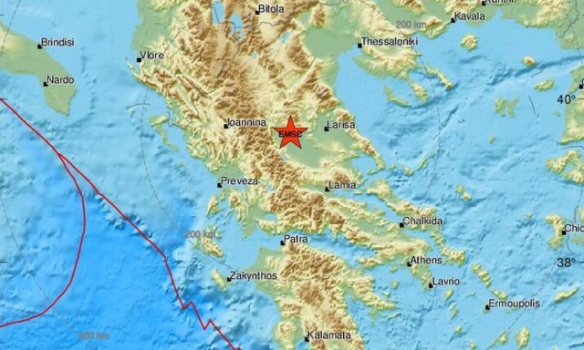 Σεισμός ΤΩΡΑ στα Τρίκαλα - Αισθητός σε αρκετές περιοχές (pics)
