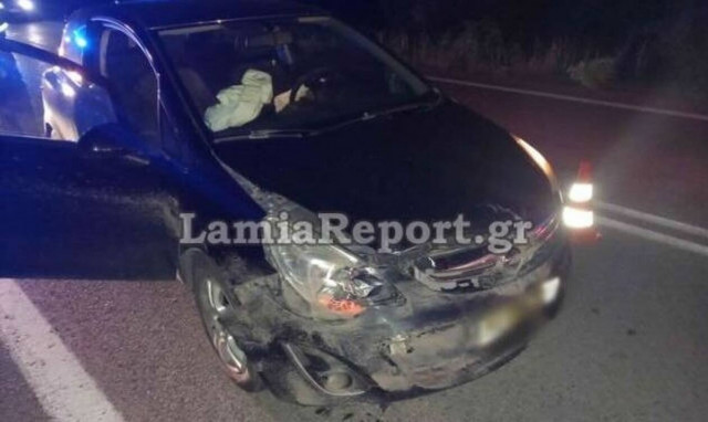 Τροχαίο με… αγριογούρουνο στην εθνική οδό Λαμίας – Καρπενησίου – Πώς γλίτωσαν οι επιβάτες του ΙΧ