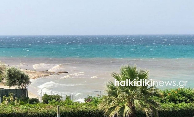 Χαλκιδική: Άλλαξε χρώμα η θάλασσα - Τι συνέβη