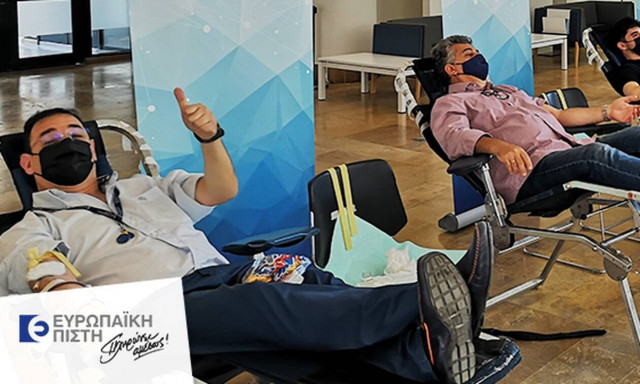 Ευρωπαϊκή Πίστη:  Δίπλα στην κοινωνία με τη διενέργεια της 39ης Εθελοντικής Αιμοδοσίας