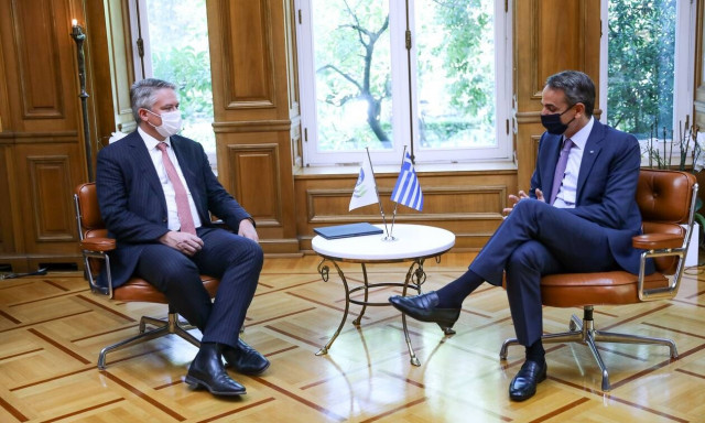 Live οι δηλώσεις του Kυριάκου Μητσοτάκη και του ΓΓ. του ΟΟΣΑ