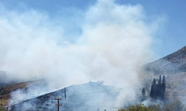 Μεγάλη φωτιά ΤΩΡΑ στην Κεφαλονιά