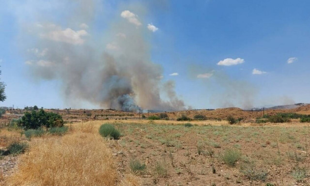 Κύπρος: Υπό έλεγχο η φωτιά στην επαρχία Λευκωσίας
