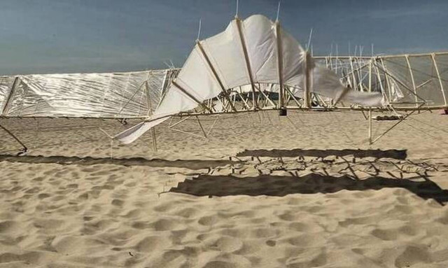 Σε μουσείο στην Ιαπωνία τα «Θηρία της Άμμου» του Theo Jansen (video)