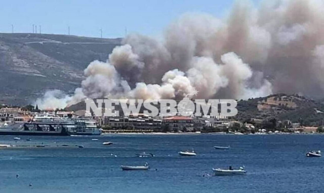 Φωτιά Εύβοια: «Η κατάσταση παραμένει εφιαλτική» - Εκκενώθηκαν δύο οικισμοί (vids)