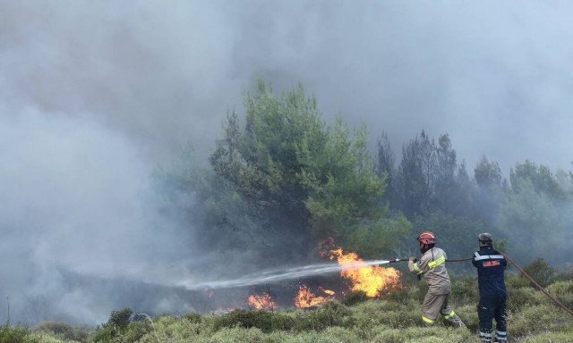 Φωτιά: Κλείνουν δρόμοι από το μέτωπο στον Βαρνάβα - «Μάχη» και στην Ελευσίνα
