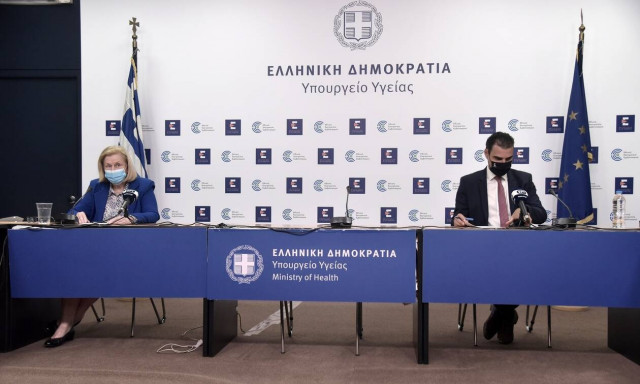 Live η ενημέρωση του υπουργείου Υγείας για τους εμβολιασμούς