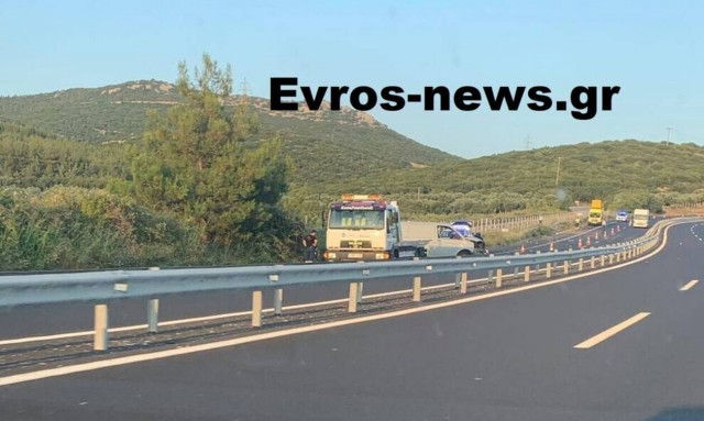 Αλεξανδρούπολη: Φρικτό τροχαίο στην Εγνατία Οδό - Ακρωτηριάστηκε ζευγάρι τουριστών