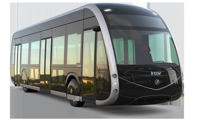 Ηλεκτρικό λεωφορείο στη γραμμή 2 Παγκράτι-Κυψέλη - Δοκιμαστική διαδρομή παρουσία Καραμανλή