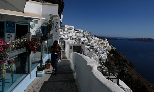 Σαντορίνη νησί κορονοϊός