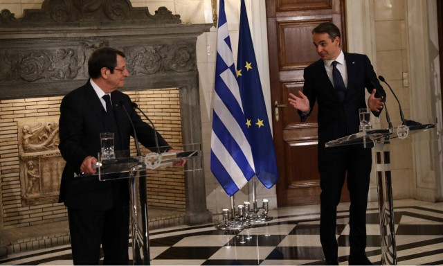 ΔΕΙΤΕ LIVE: Οι κοινές δηλώσεις Μητσοτάκη - Αναστασιάδη