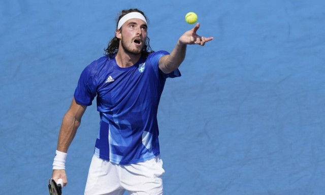 Στέφανος Τσιτσιπάς: Η στιγμή του τραυματισμού του στους Ολυμπιακούς Αγώνες