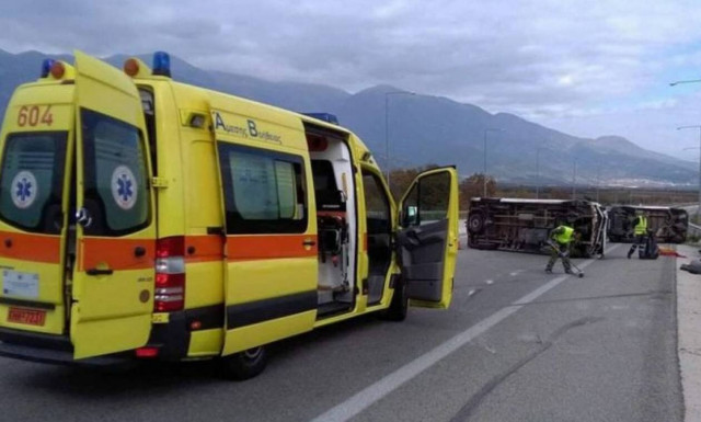 Αλεξανδρούπολη: Οκτώ τραυματίες σε σοβαρό τροχαίο στην Εγνατία οδό