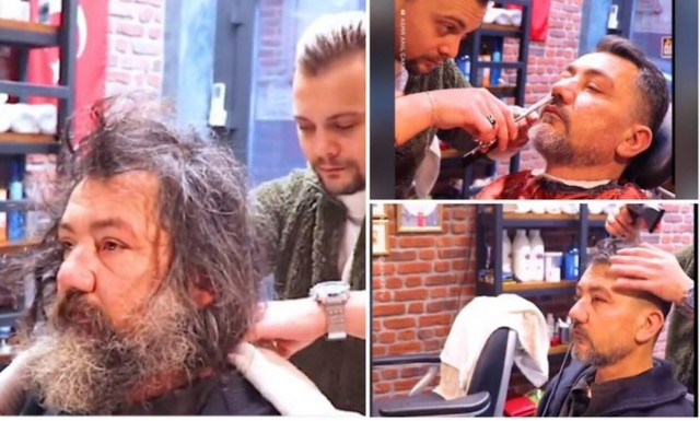 Άστεγος κουρεύτηκε μετά από 10 χρόνια και το αποτέλεσμα… εκπλήσσει!