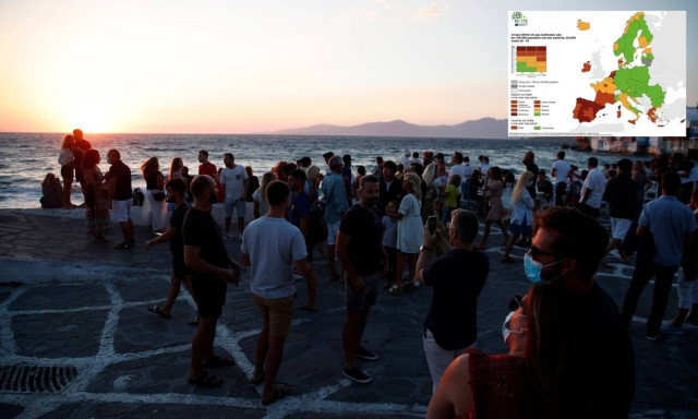 Πώς «κοκκίνησε» ξανά όλη η Ελλάδα