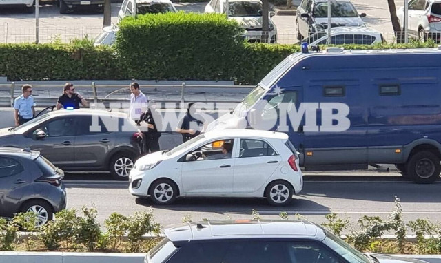 Αποκλειστικό Newsbomb.gr: Πάνοπλοι αστυνομικοί στην Αθηνών - Λαμίας - Δείτε τι έγινε