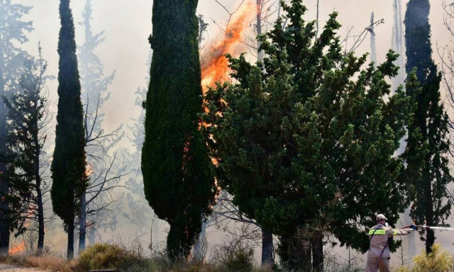 Φωτιά ΤΩΡΑ στη Λάρισα