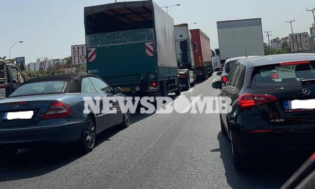Κίνηση ΤΩΡΑ: Χάος στον Κηφισό εν μέσω καύσωνα - Ουρές χιλιομέτρων ακόμα και τον Αύγουστο