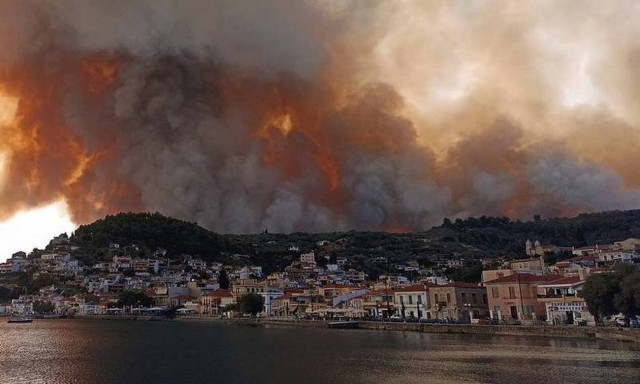 Ανεξέλεγκτη η κατάσταση στην Εύβοια