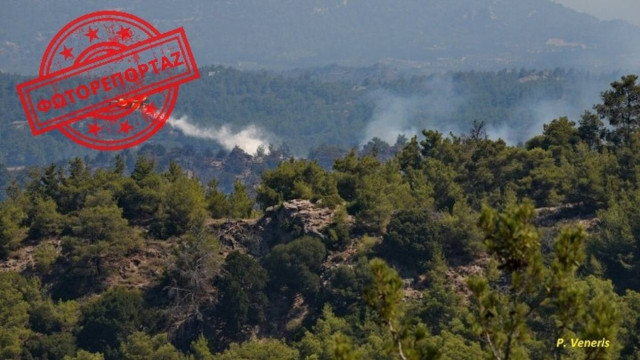 Νέα πυρκαγιά κοντά στην πόλη της Ρόδου