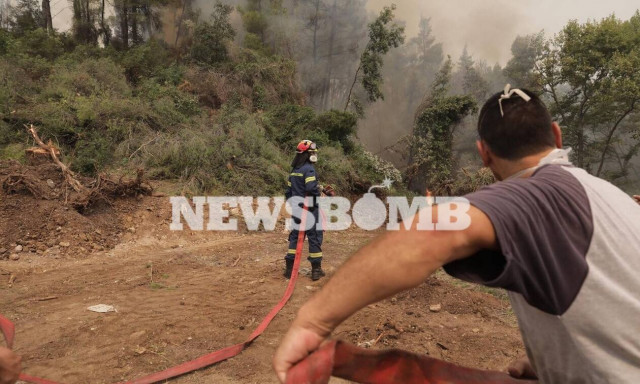 Φωτιά στην Εύβοια
