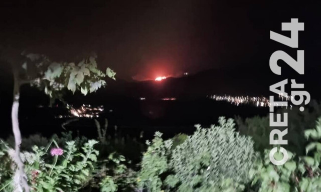 Φωτιά ΤΩΡΑ: Συναγερμός και στην Κρήτη - Πυρκαγιά στο Καστέλλι Φουρνής στο Λασίθι