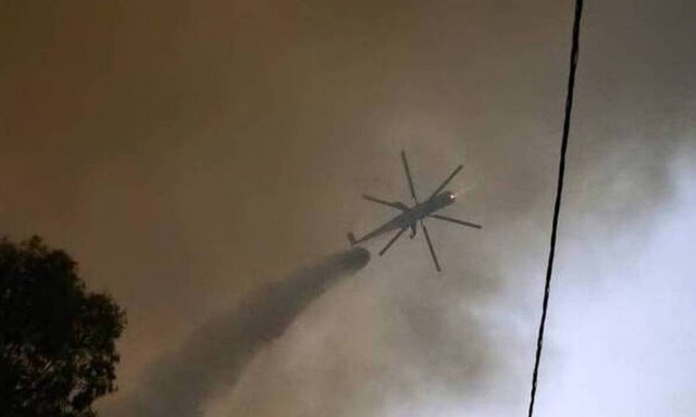 Φωτιά στα Γρεβενά: Για τέταρτη μέρα καίει η πυρκαγιά