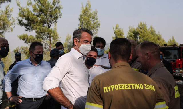 Μήνυμα Μητσοτάκη το απόγευμα μετά τις συσκέψεις για τη στήριξη των πυρόπληκτων