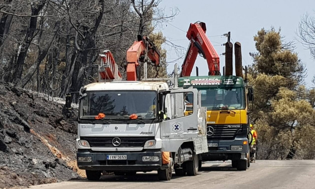 ΔΕΔΔΗΕ: Ο «χάρτης» της αποκατάστασης των ζημιών στο δίκτυο ηλεκτρικής ενέργειας