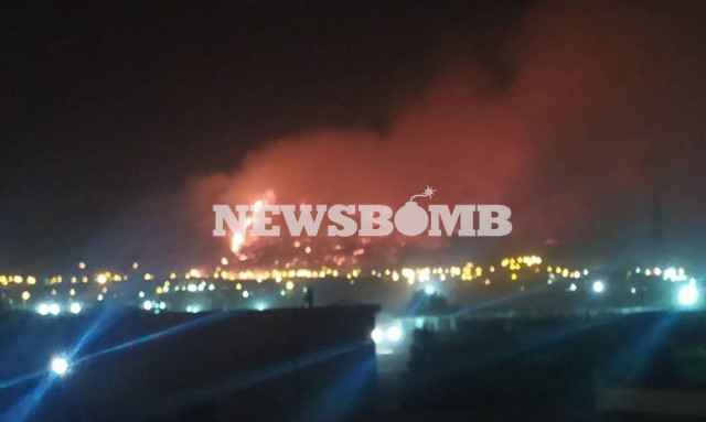 Φωτιά στoν Ασπρόπυργο