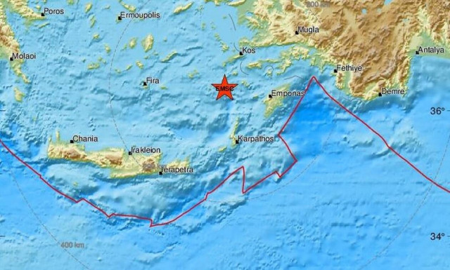 Σεισμός ΤΩΡΑ κοντά σε Νίσυρο και Τήλο (pics)