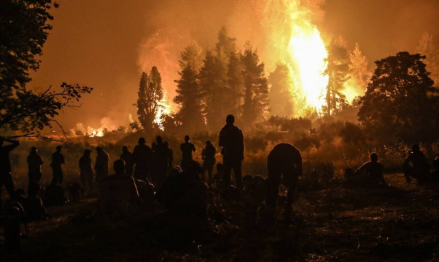 Εθνικό Αστεροσκοπείο Αθηνών: 465.820 στρέμματα καμμένης έκτασης στη βόρεια Εύβοια