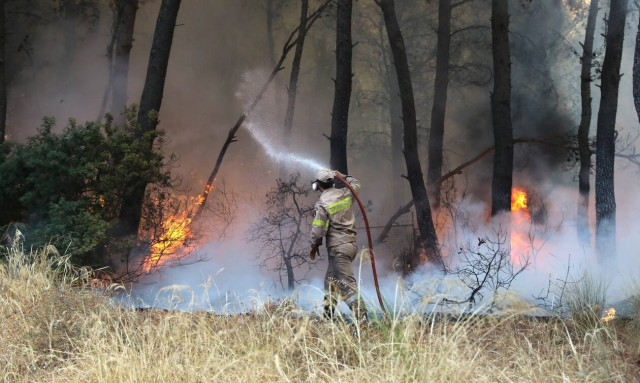 Φωτιά ΤΩΡΑ στη Μάνδρα Αττικής