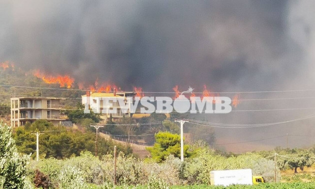Φωτιά στην Κερατέα: Ψάχνουν τους εμπρηστές της Λαυρεωτικής