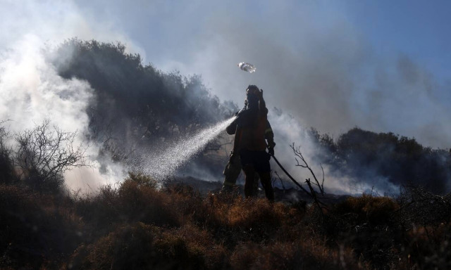Φωτιά Βίλια: «Μπορεί να γίνει Εύβοια η περιοχή αν ξεφύγει» - Στο κέντρο του δάσους το πύρινο μέτωπο