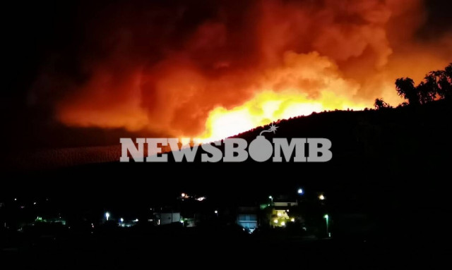 Live BLOG: Όλες οι εξελίξεις για τις πυρκαγιές σε Κερατέα και Βίλια - Η μάχη με τα πύρινα μέτωπα