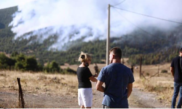 Φωτιά Βίλια: Καταγγελία ότι η πυρκαγιά ξεκίνησε από εμπρησμό - Τι λέει κάτοικος στο Newsbomb.gr