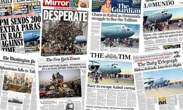 Αφγανιστάν: «Απελπισία», «ο αστείος Μπάιντεν» και «τρέξτε για τη ζωή σας» - Τα διεθνή πρωτοσέλιδα