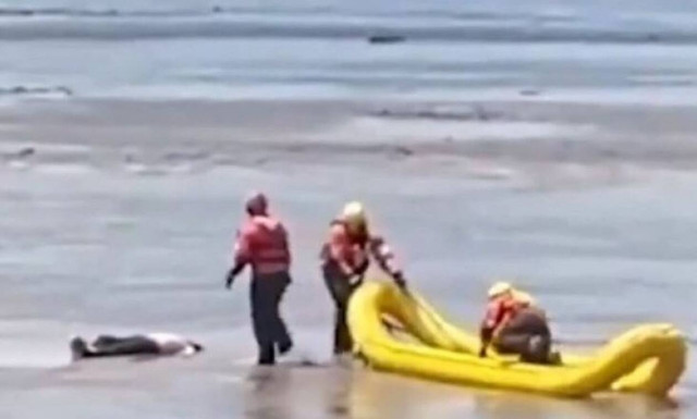 Διασώστες κλήθηκαν για «νεκρό» άντρα στο ποτάμι, μόνο που αυτός… χαλάρωνε (vid)