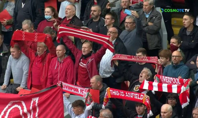 Premier League: Μαγική ατμόσφαιρα! Το «You 'll never walk alone» ακούστηκε ξανά στο Anfield (vid)