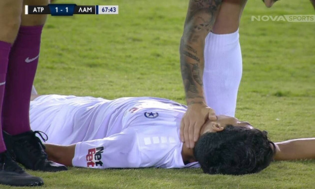 Ατρόμητος: «Πάγωσαν» με Βασιλαντωνόπουλο – Έχασε τις αισθήσεις του (video)