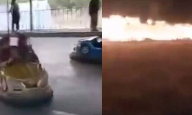 Οι Ταλιμπάν πυρπόλησαν λούνα παρκ, μια μέρα μετά τα βίντεο που έκαναν συγκρουόμενα (vids)