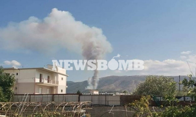 φωτιά στην Κορινθία