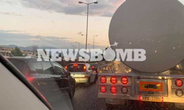 Μποτιλιάρισμα στην άνοδο του Κηφισού