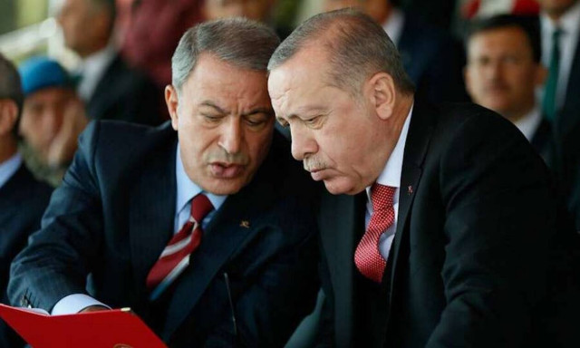 «Ζορίζονται» Ερντογάν και Ακάρ: Διέγραψαν από το λεξιλόγιό του τη λέξη «Αιγαίο» - Πώς το αποκαλούν